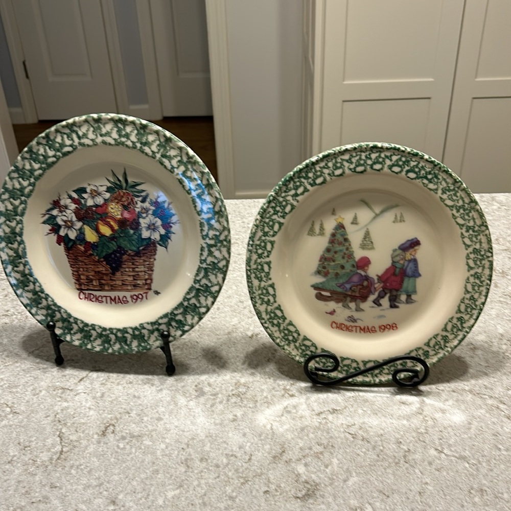 Christmas Plates, Collectors Editions, 1997 and 1998